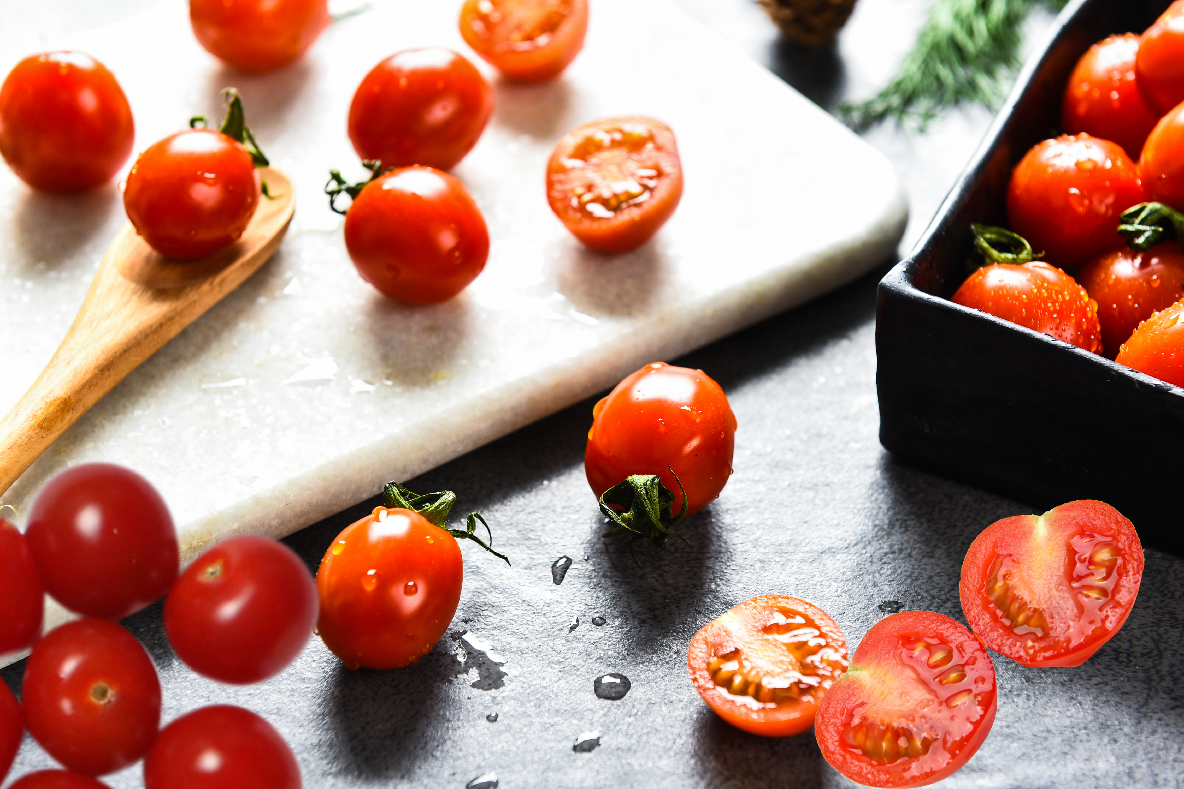 일반 방울토마토와 스테비아 방울토마토