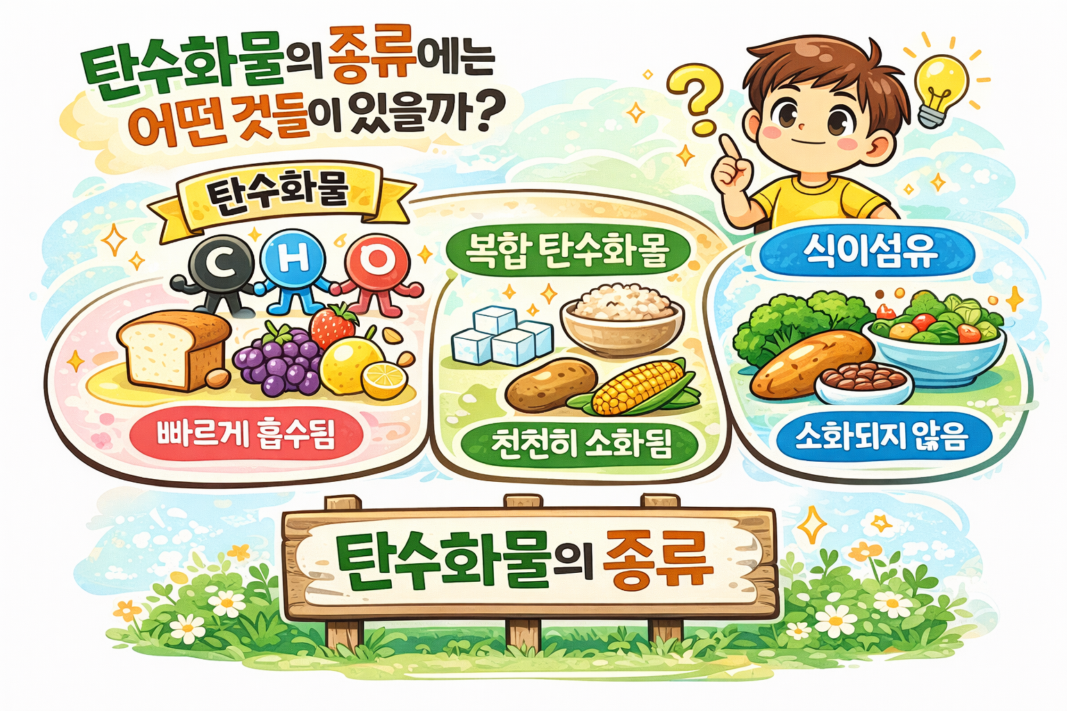 탄수화물의 종류에는 어떤 것들이 있을까