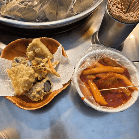 오달이분식 튀김, 떡볶이