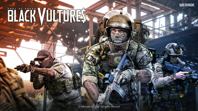 위메이드 블랙 벌처스 프레이 오브 그리드, 엔비디아와 AI 전투 분석 장비 공동 개발.