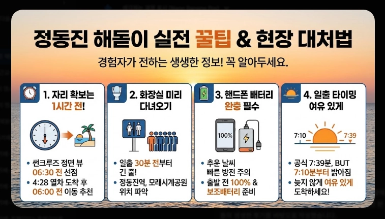 정동진 해돋이 2026 병오년 시간부터 예약까지 완벽 가이드