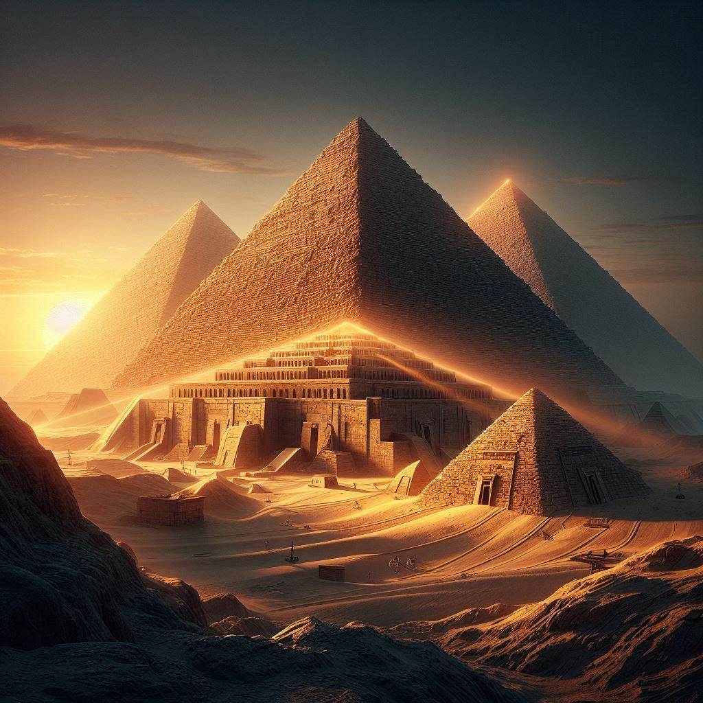 피라미드 건설의 미스터리