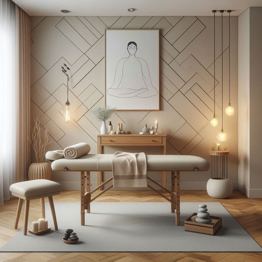 피부,체형관리 샵 배경