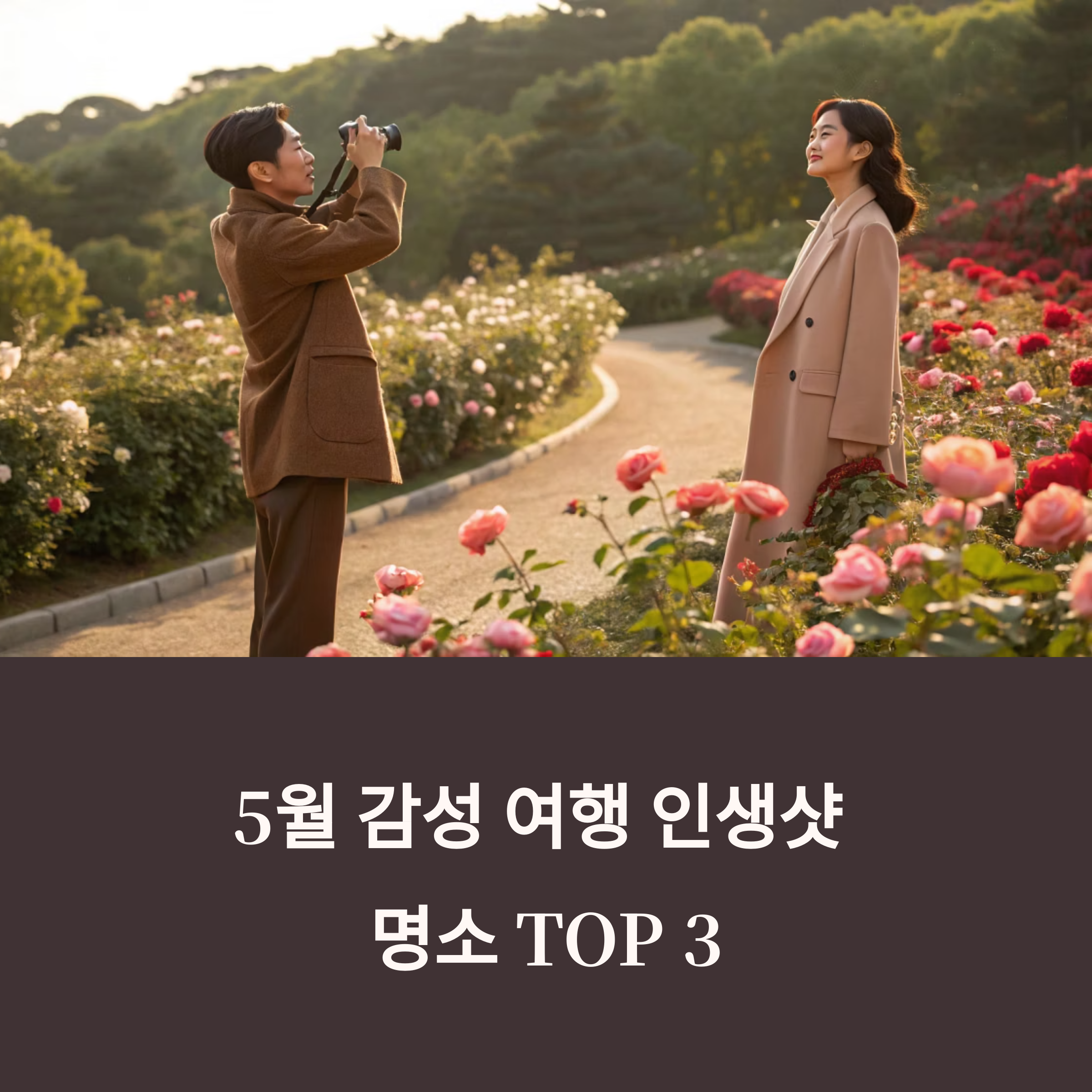 5월 감성 여행 마무리 인생샷 스팟 TOP 3 (2025)
