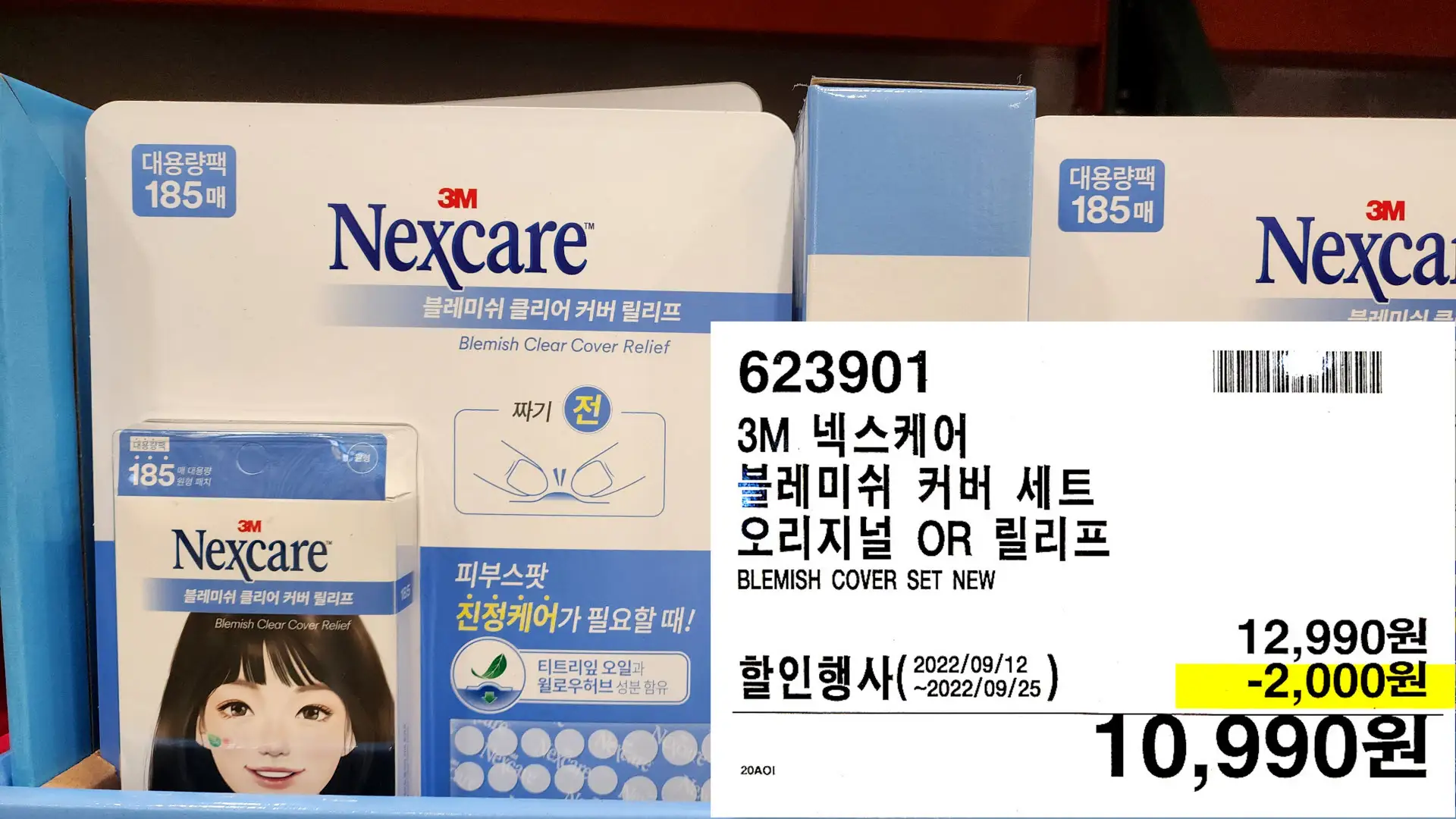 3M 넥스케어
블레미쉬 커버 세트
오리지널 OR 릴리프
BLEMISH COVER SET NEW
10,990원