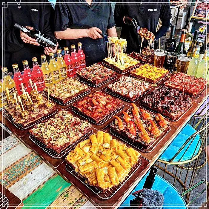 압구정 로데오 맛집 수비드 우대갈비 디트로이트 피자