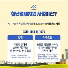 청년 월세 지원금