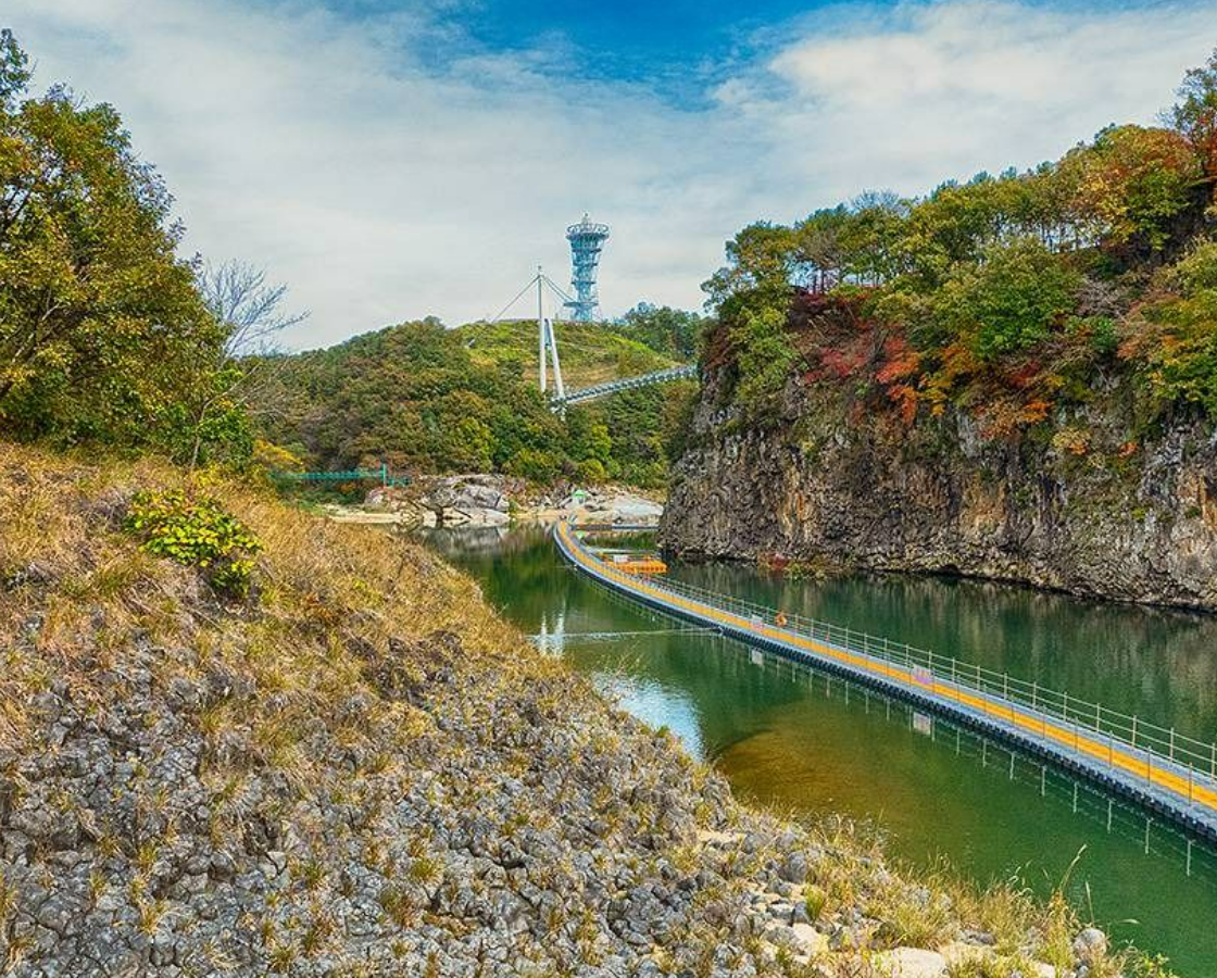 철원 한탄강 물윗길&amp;#44; 주상절리&amp;#44; 직탕폭포 여행 명소 안내 