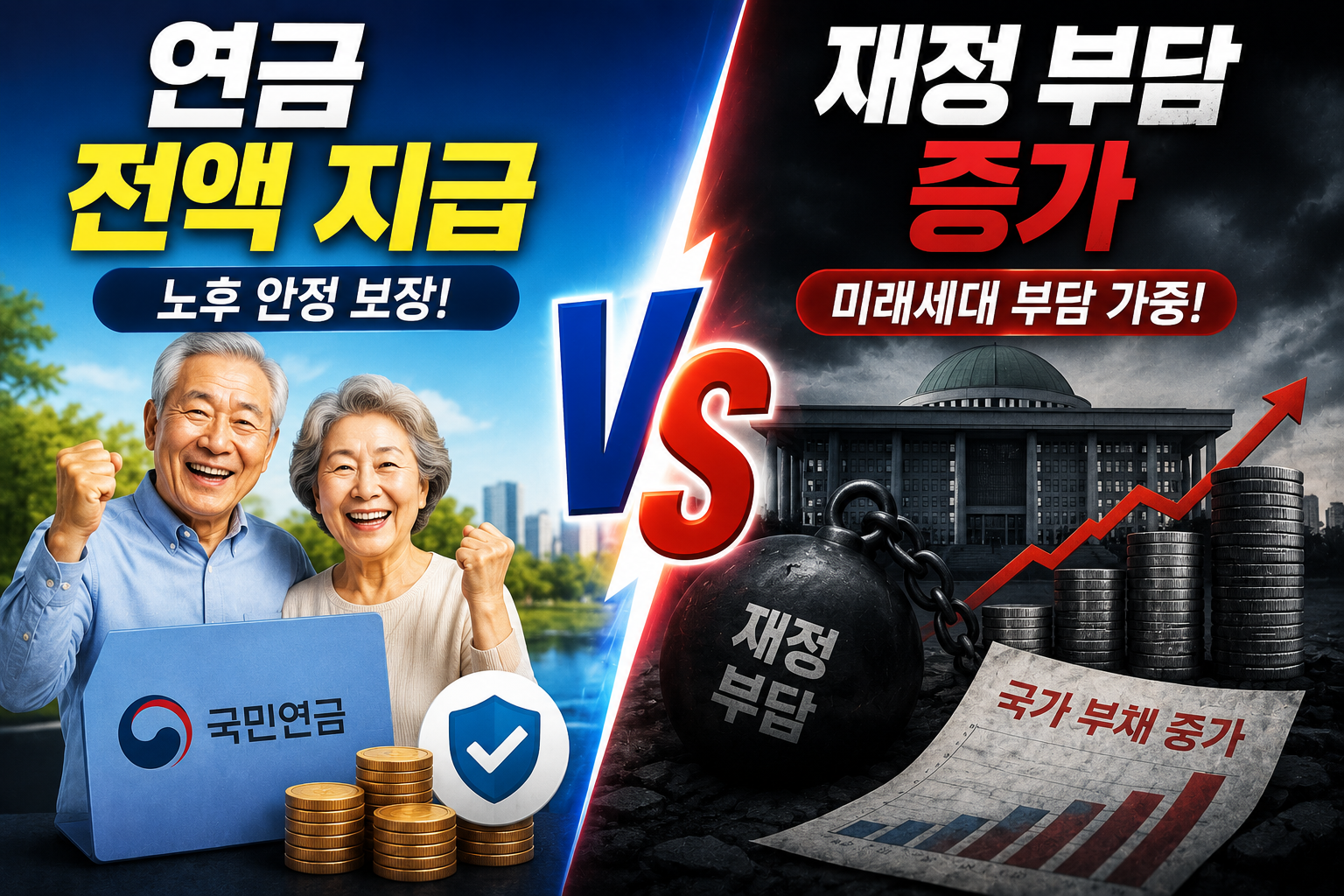 국민 연금 감액 완화 관련 이미지