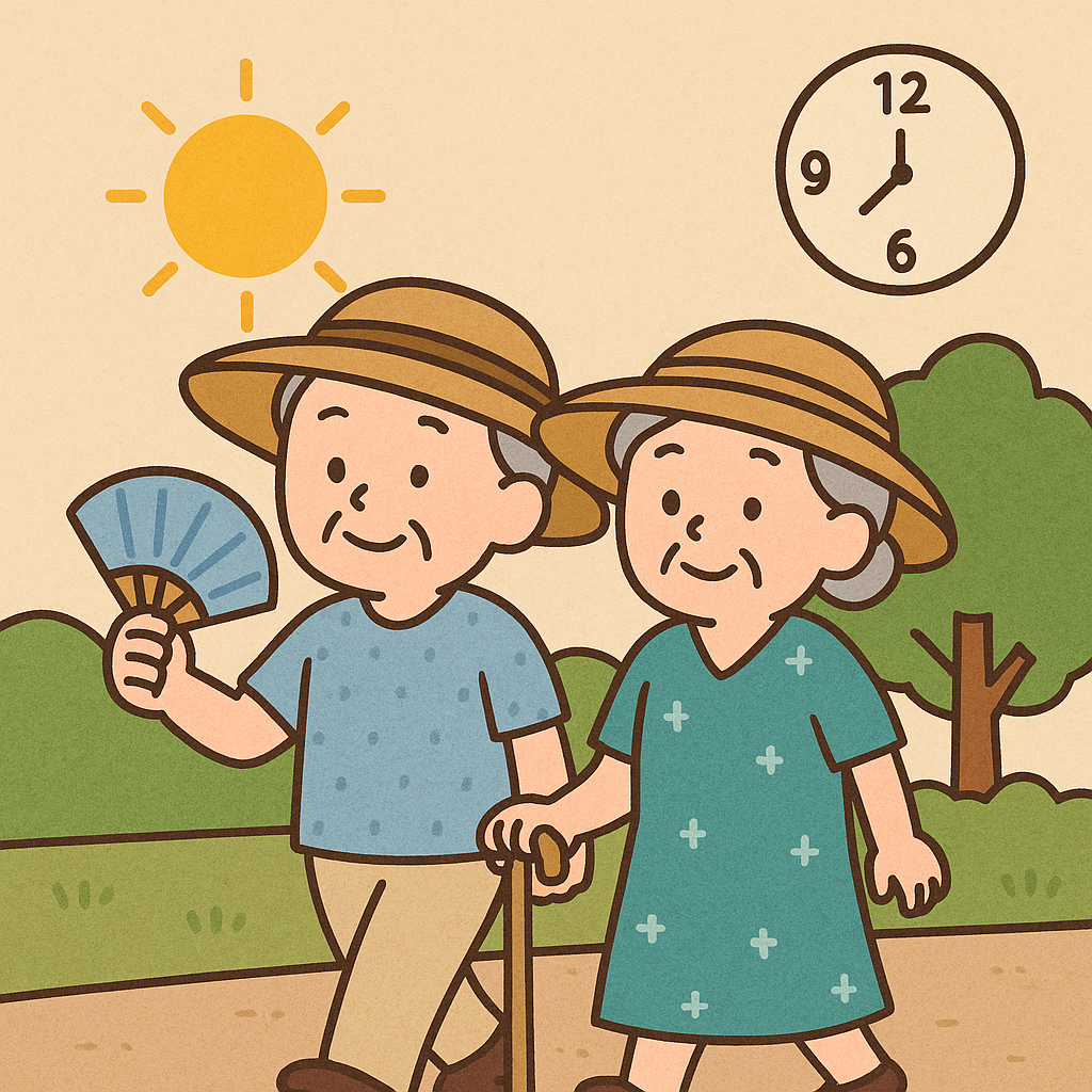 여름철 노인 건강관리, 폭염 탈수 예방 방법부터 영양 관리