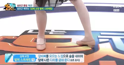 상체 교정 발레 스트레칭
