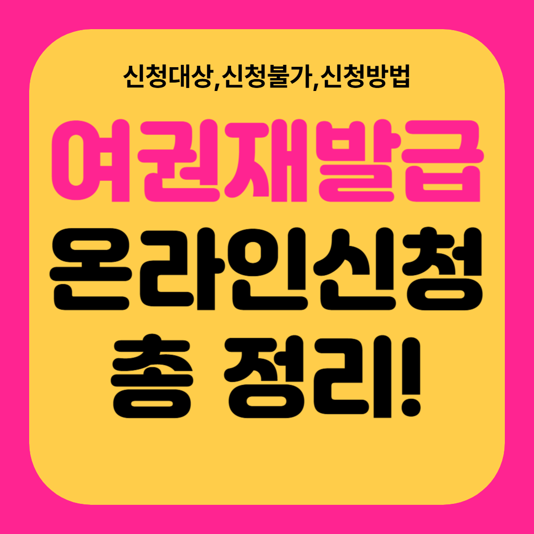 여권 재발급 온라인 신청