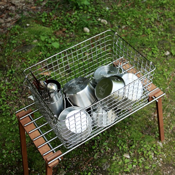 캠핑용품 추천 감성 폴딩박스 다용도 와이어 바스켓