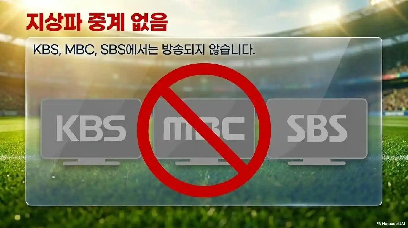 축구 국가대표 평가전 중계 방법 지상파 중계 없음