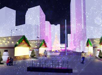 해운대 빛축제 LED 전시물3