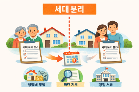 세대 분리 신고 방법과 주의사항! 언제 해야 하고 어떤 경우에 필요한가