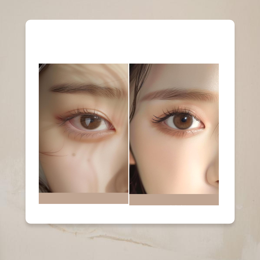 눈밑꺼짐 눈밑주름 눈가주름 없애는 방법