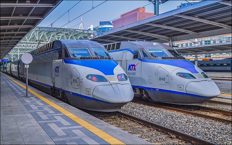 ktx 열차 2대