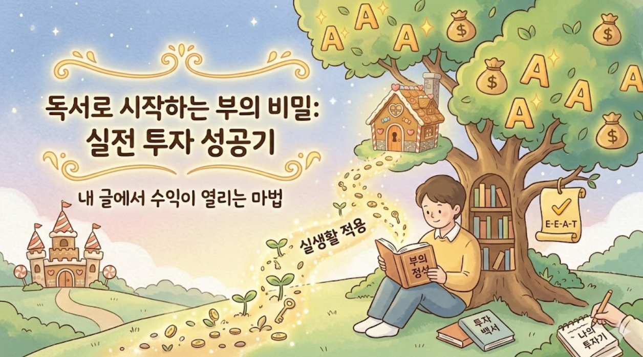 재테크 도서 3권이 바꾼 나의 통장: 독서로 시작한 실전 투자기