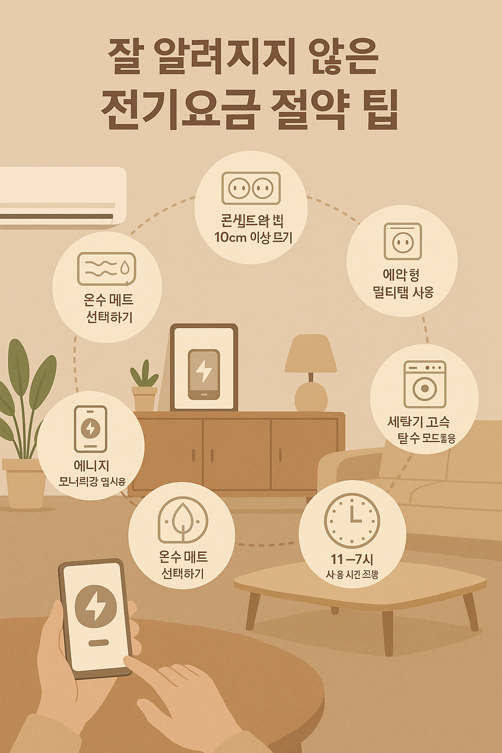 생활 속 절전 꿀팁: 가전제품의 사용 습관만 바꿔도 전기요금 절감