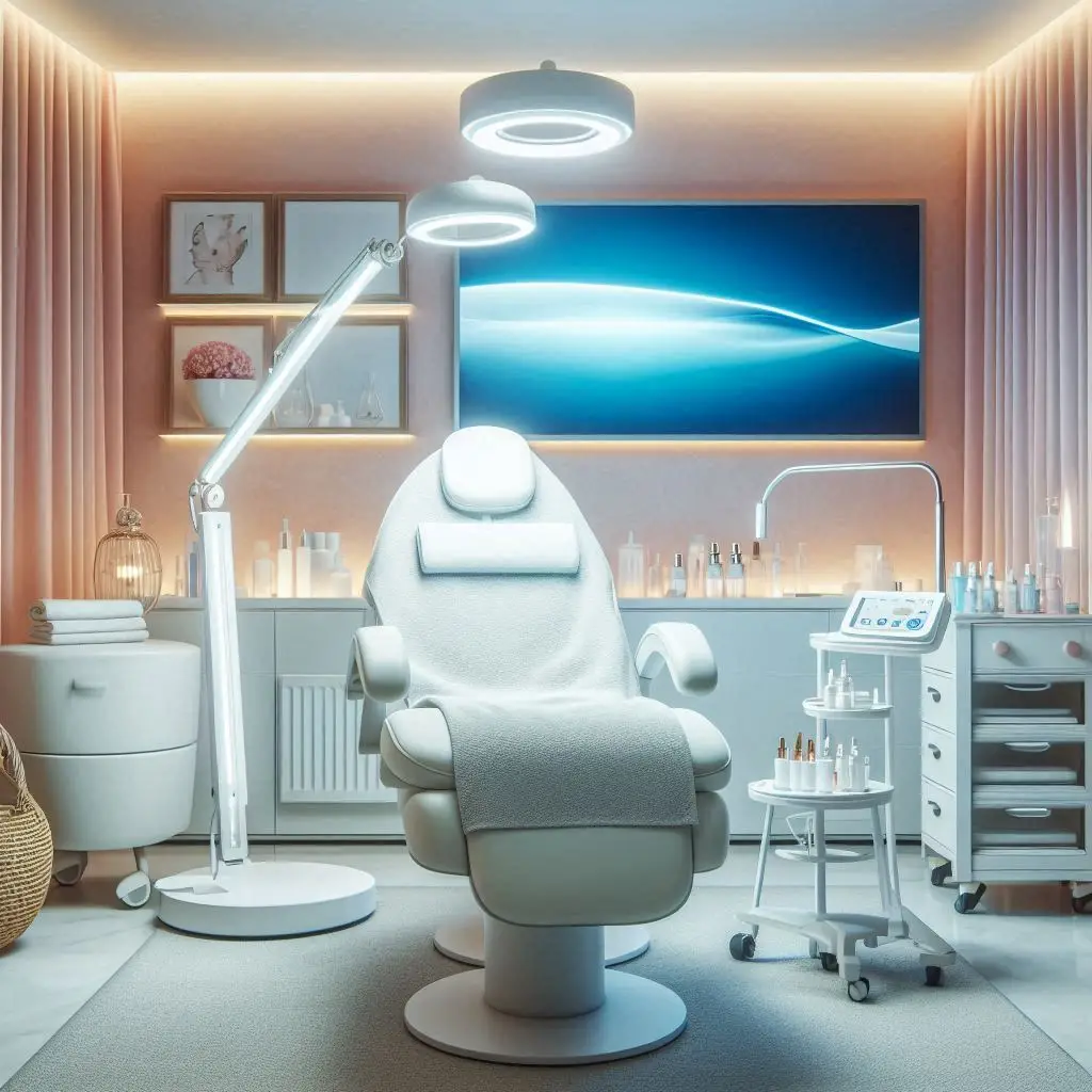 피부,체형관리 샵 배경