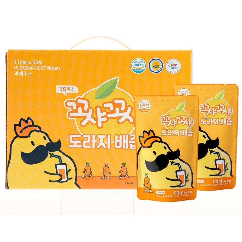 꼬샤꼬샤 도라지 배즙, 110ml, 50개