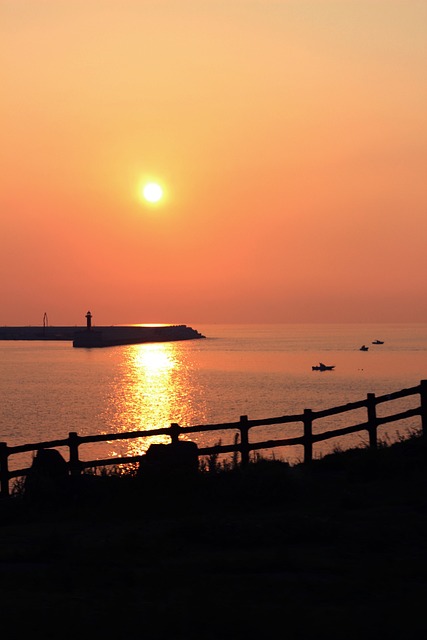 제주도, 해넘이, 자연 이미지