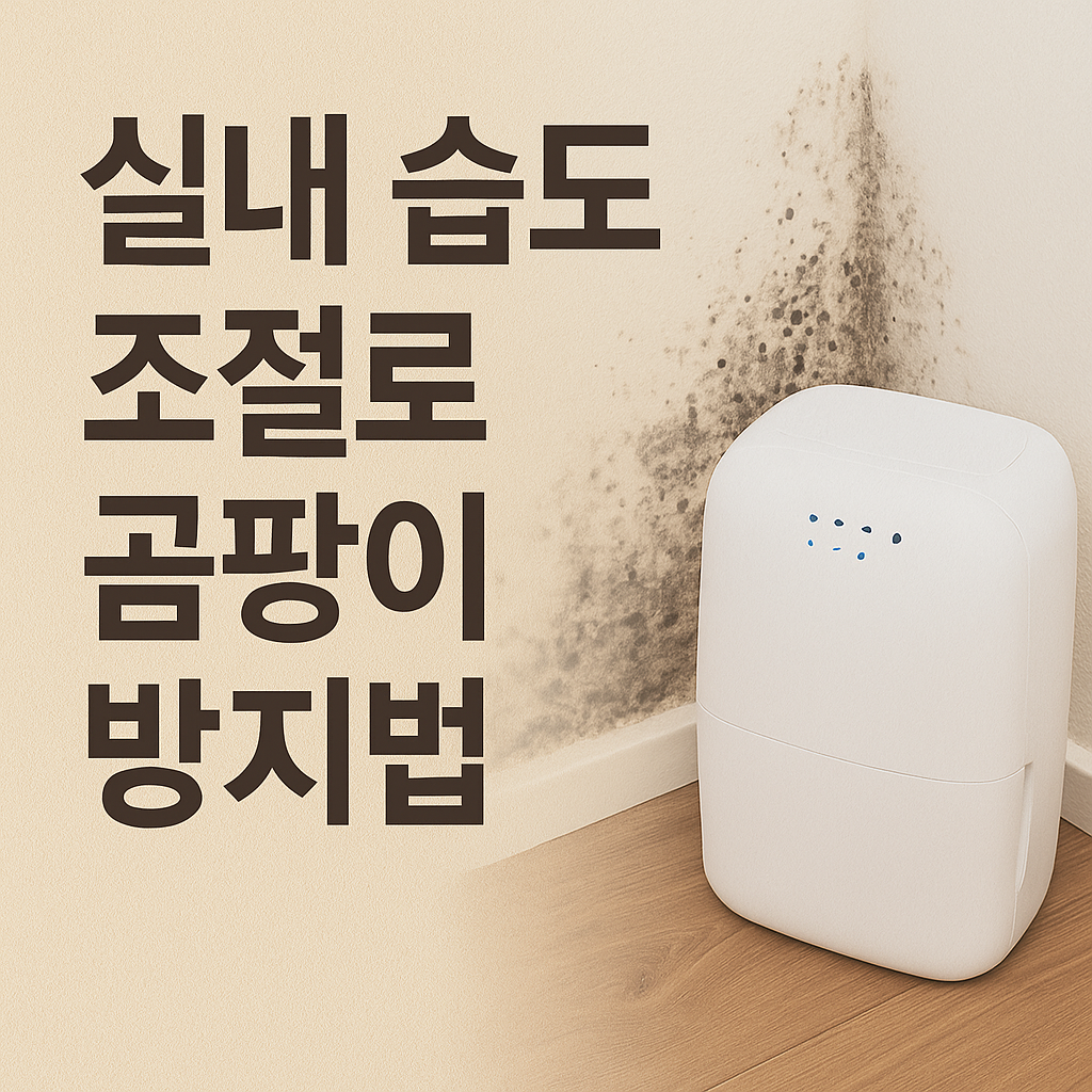 실내 습도 조절로 곰팡이 방지법