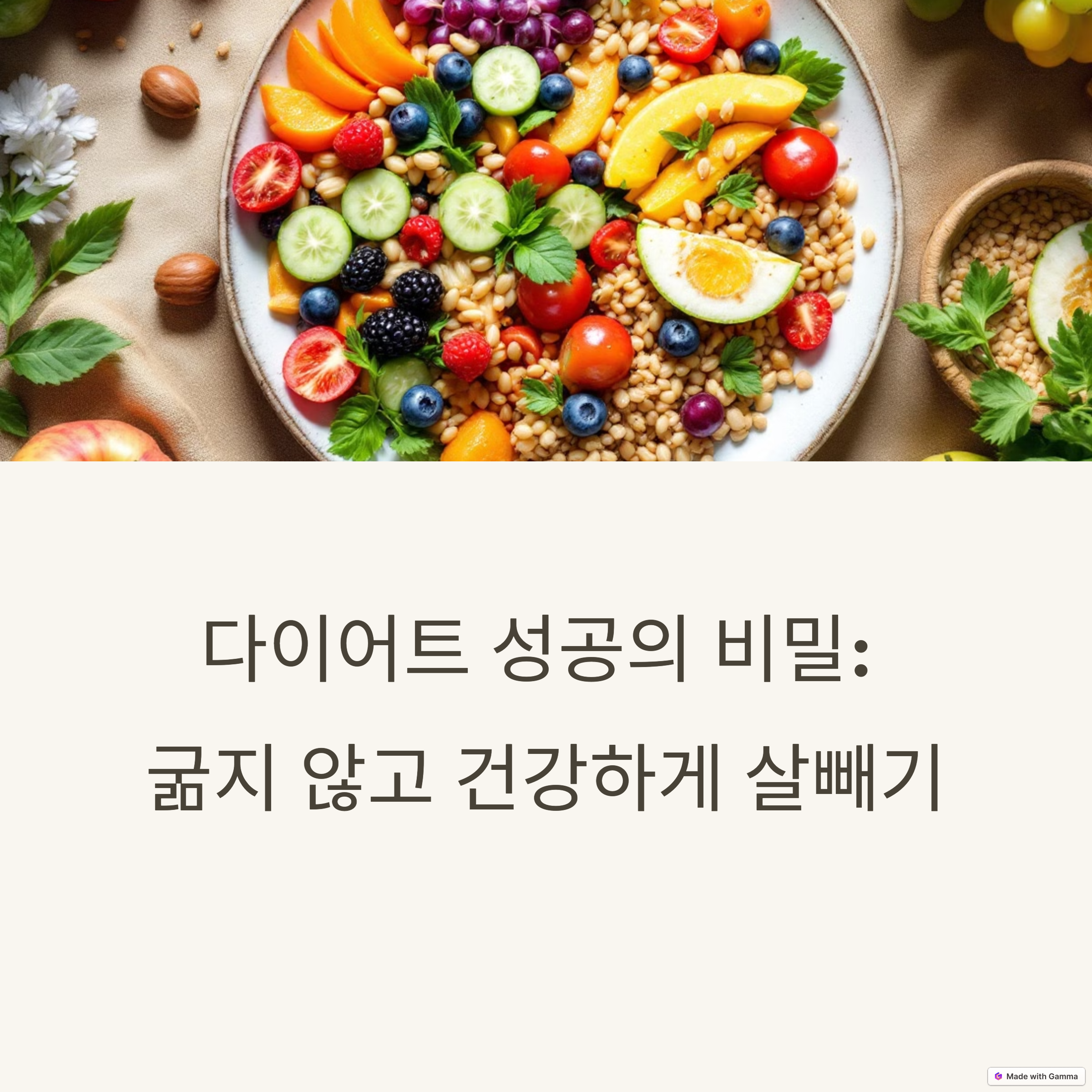 다이어트 식재료