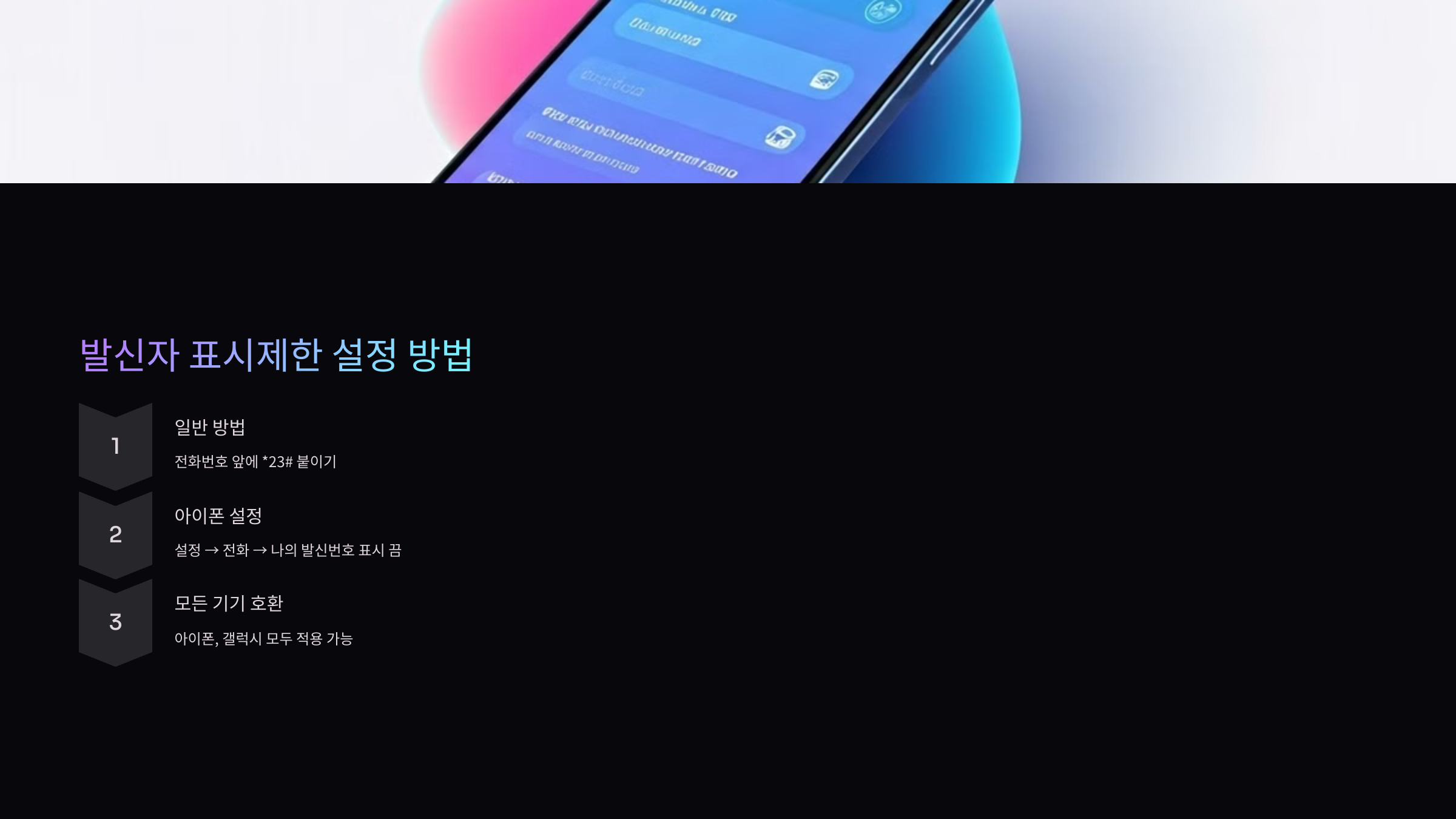 발신자-표시제한