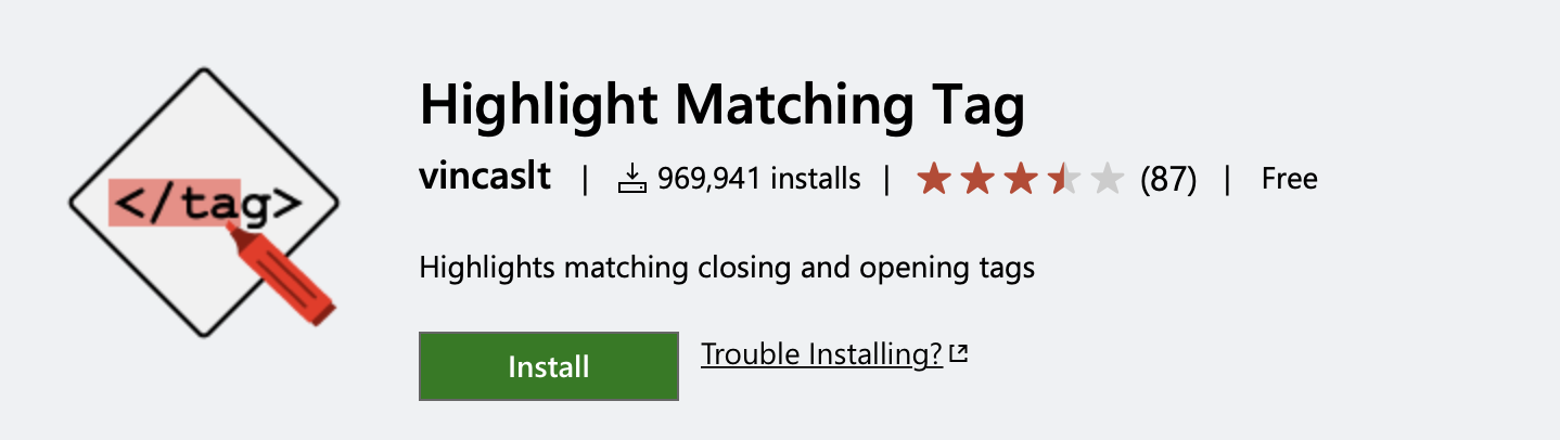 Hightlight Matching Tag