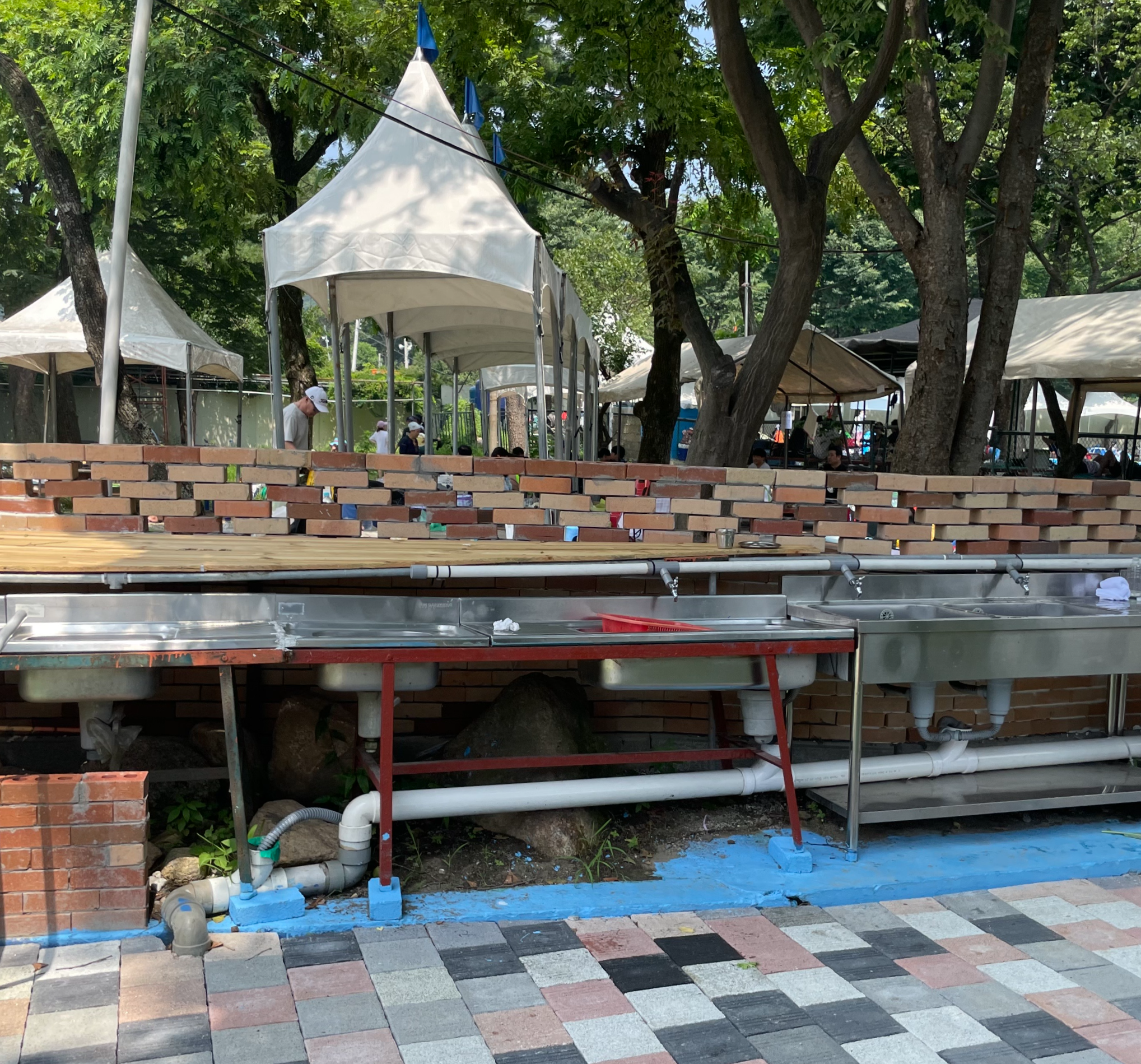 수영장 계수대 사진