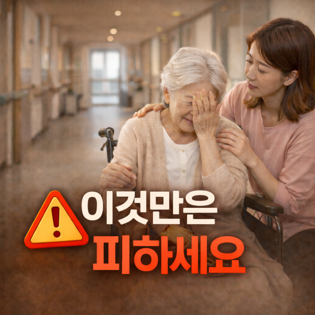 노인 요양원 선택 실수, 이것만은 피하세요