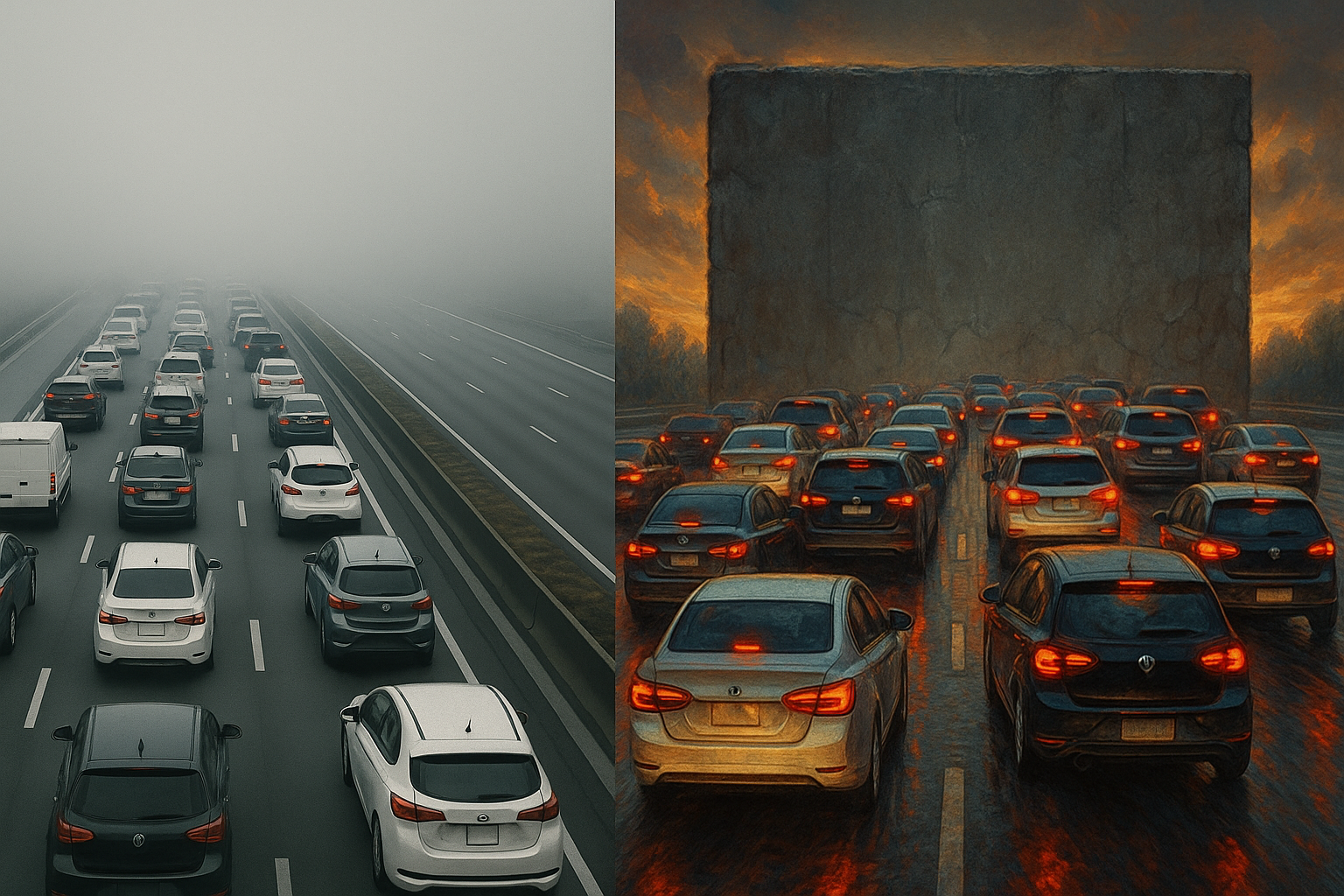 길이 막히는 꿈