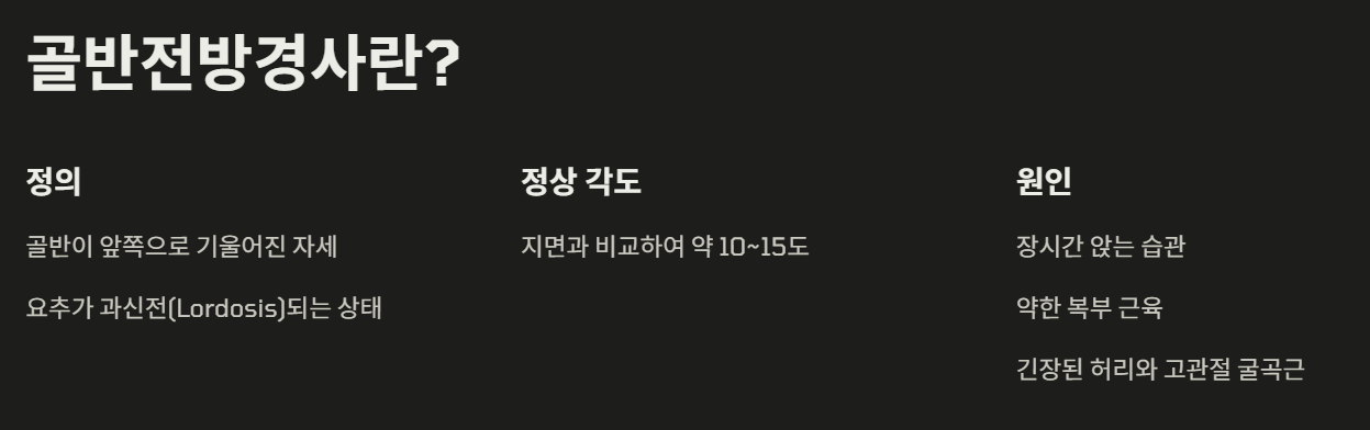 골반전방경사란