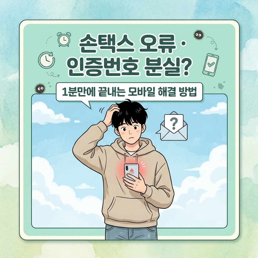 근로장려금 모바일 손택스 신청 오류 해결 방법과 개별인증번호 분실 대책