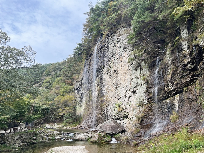 강천산 군립공원의 맨발걷기