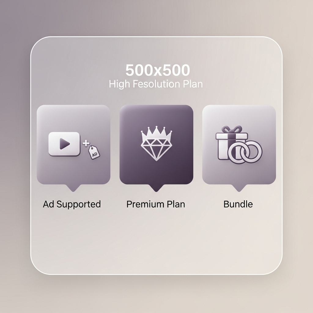 광고형 요금제 vs 프리미엄 vs 번들 비교