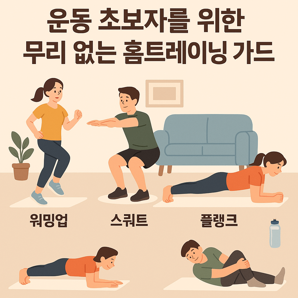 운동 초보자를 위한 무리 없는 홈트레이닝 가이드