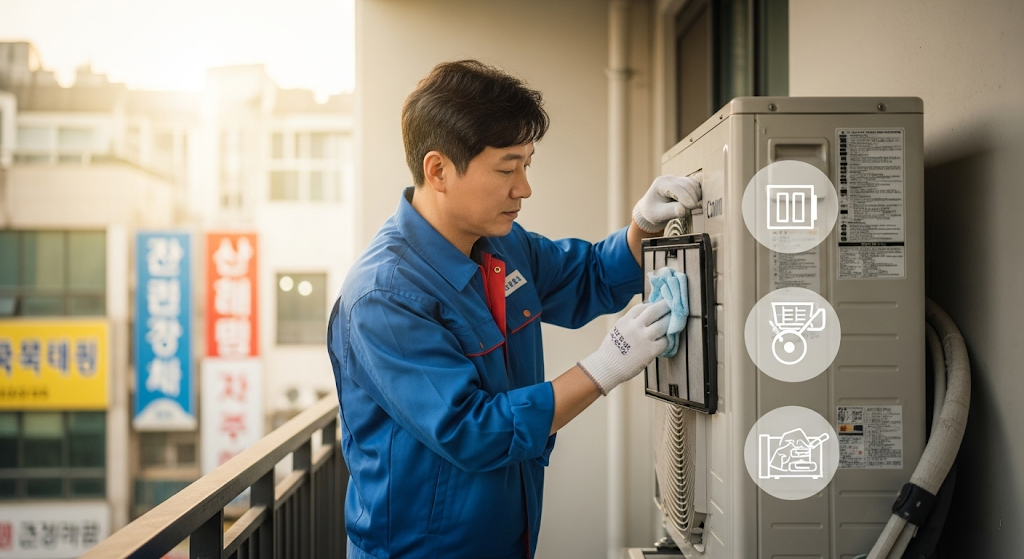 실외기·필터 관리로 냉방 효율 극대화