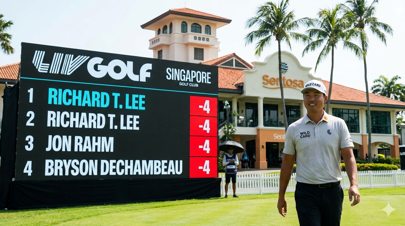 독립 와일드카드로 LIV골프에 출전한 '이태훈'