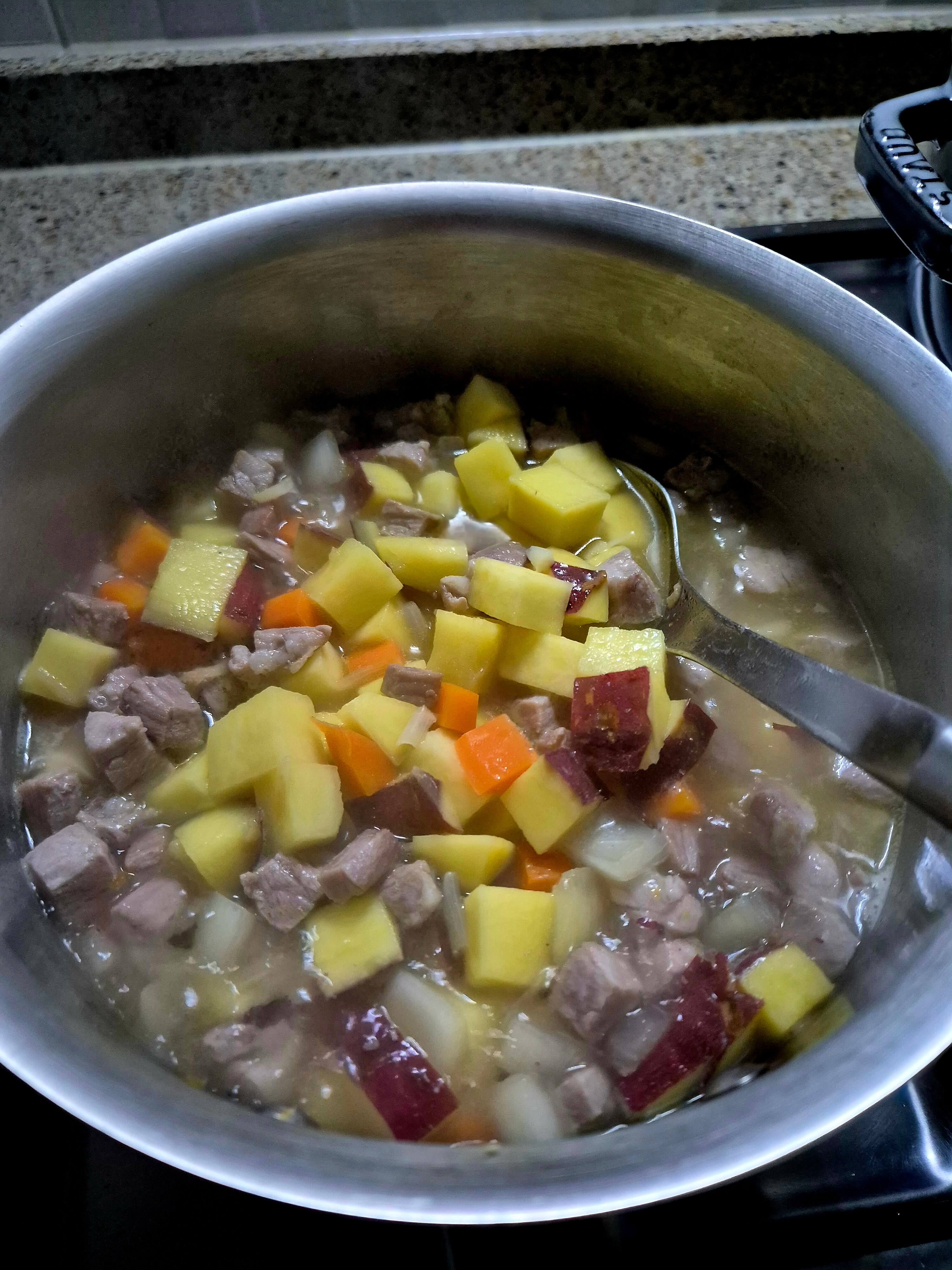 고구마 카레 만드는 방법