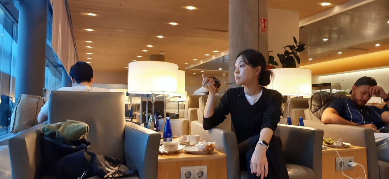 마드리드 공항 라운지