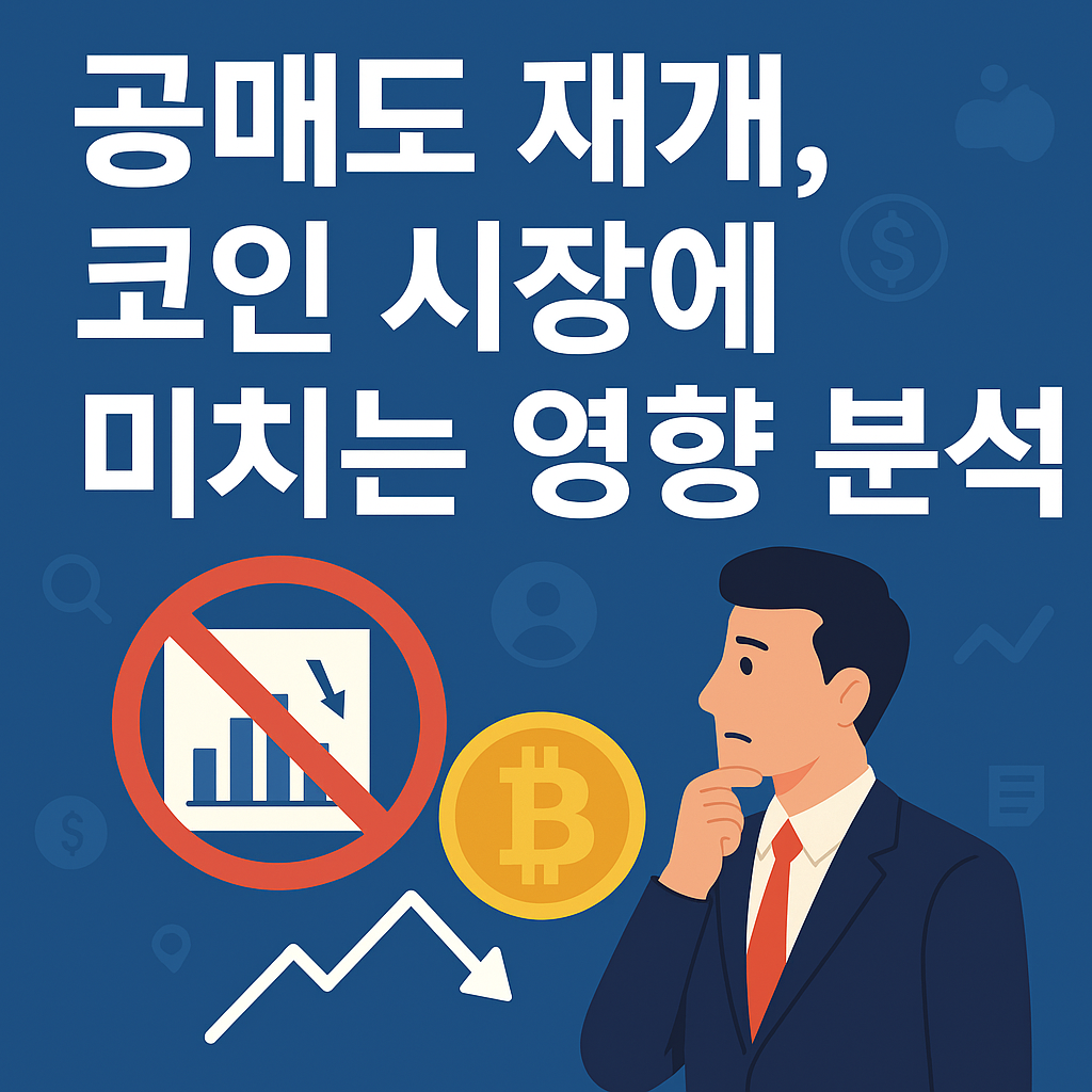 공매도 재개와 코인 시장 영향 분석 썸네일 이미지