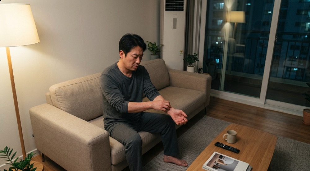 손바닥 변화 가려움