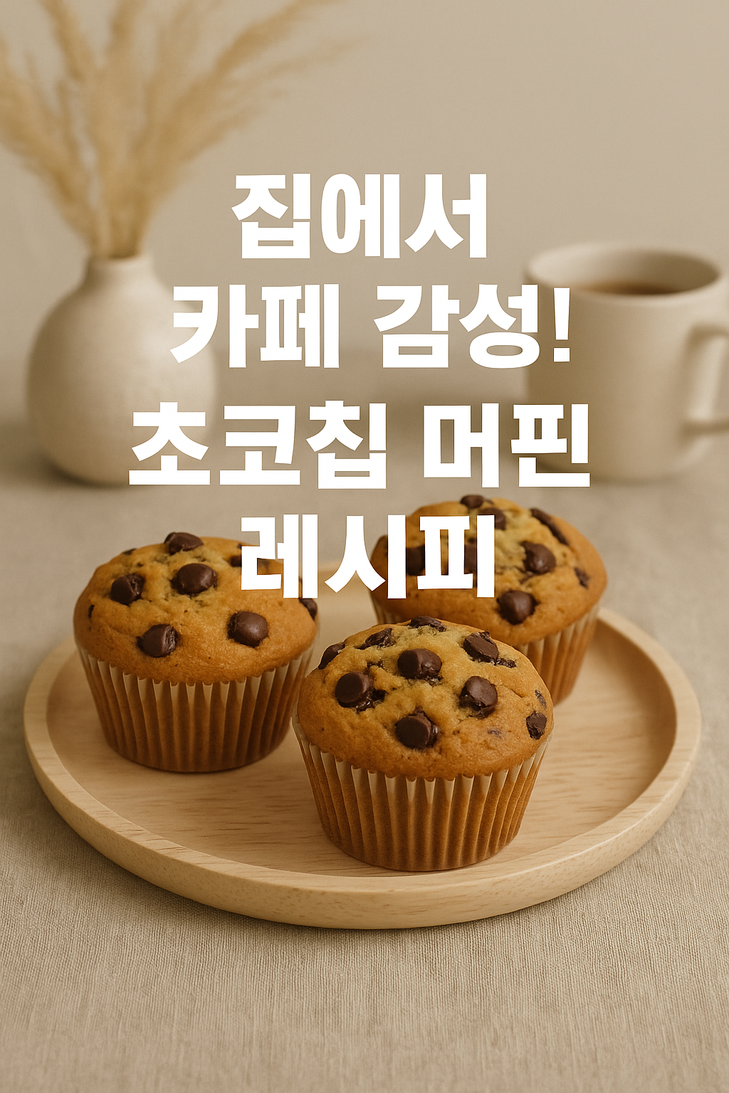 초코칩 머핀 레시피