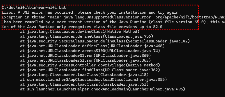 run-nifi.bat 파일을 실행