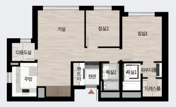 75 OA타입 평면도