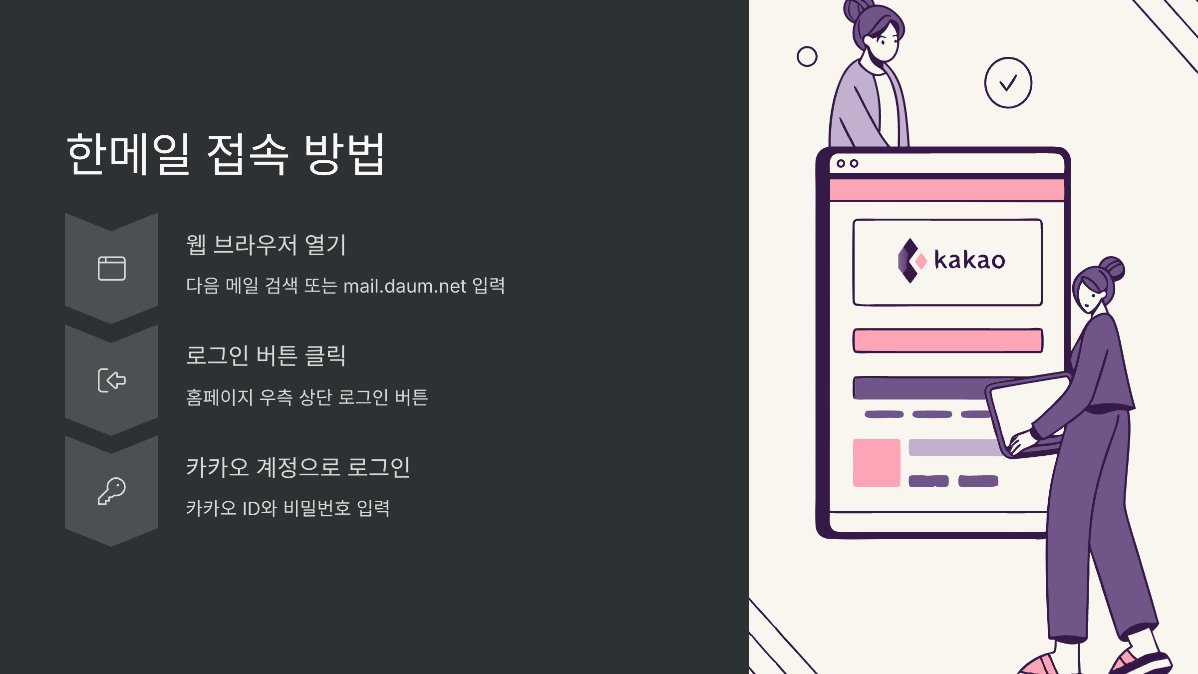 한메일접속방법