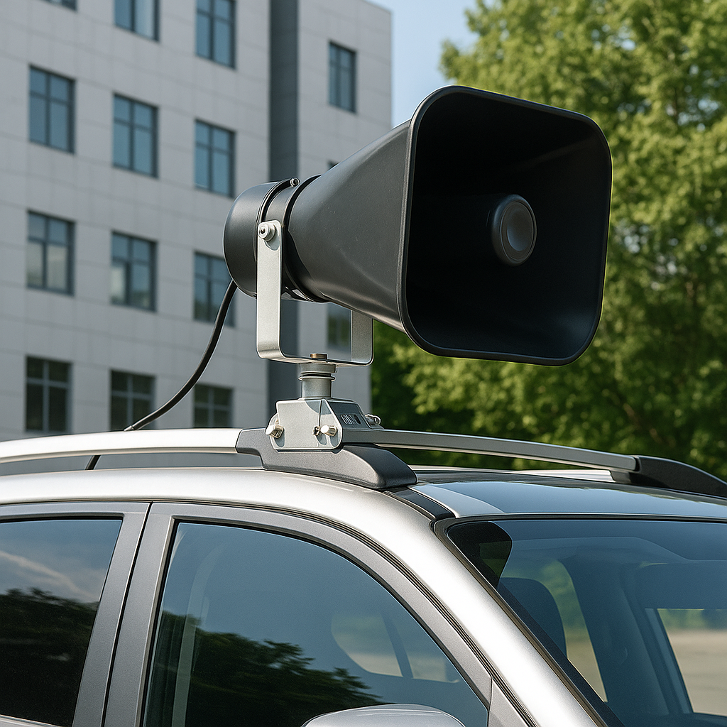 싸인카 고출력 지향성 스피커, 차량 오디오 튜닝에도 통한다